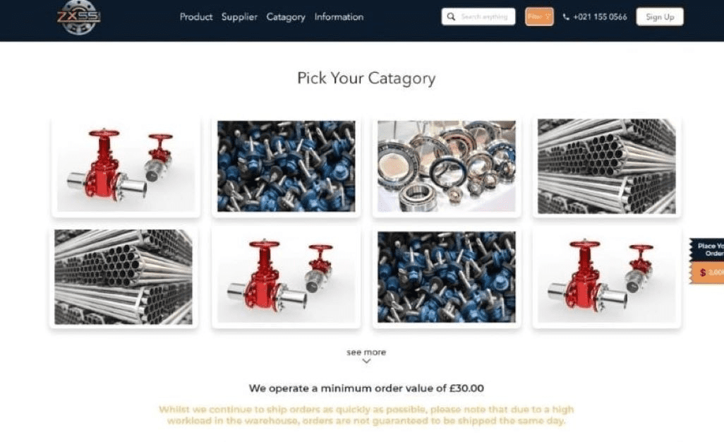 UI/UX Design: E-commerce ZX 55