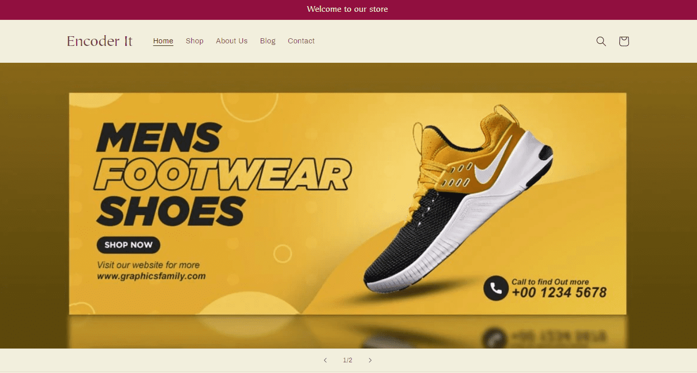 Shopify website development – 3