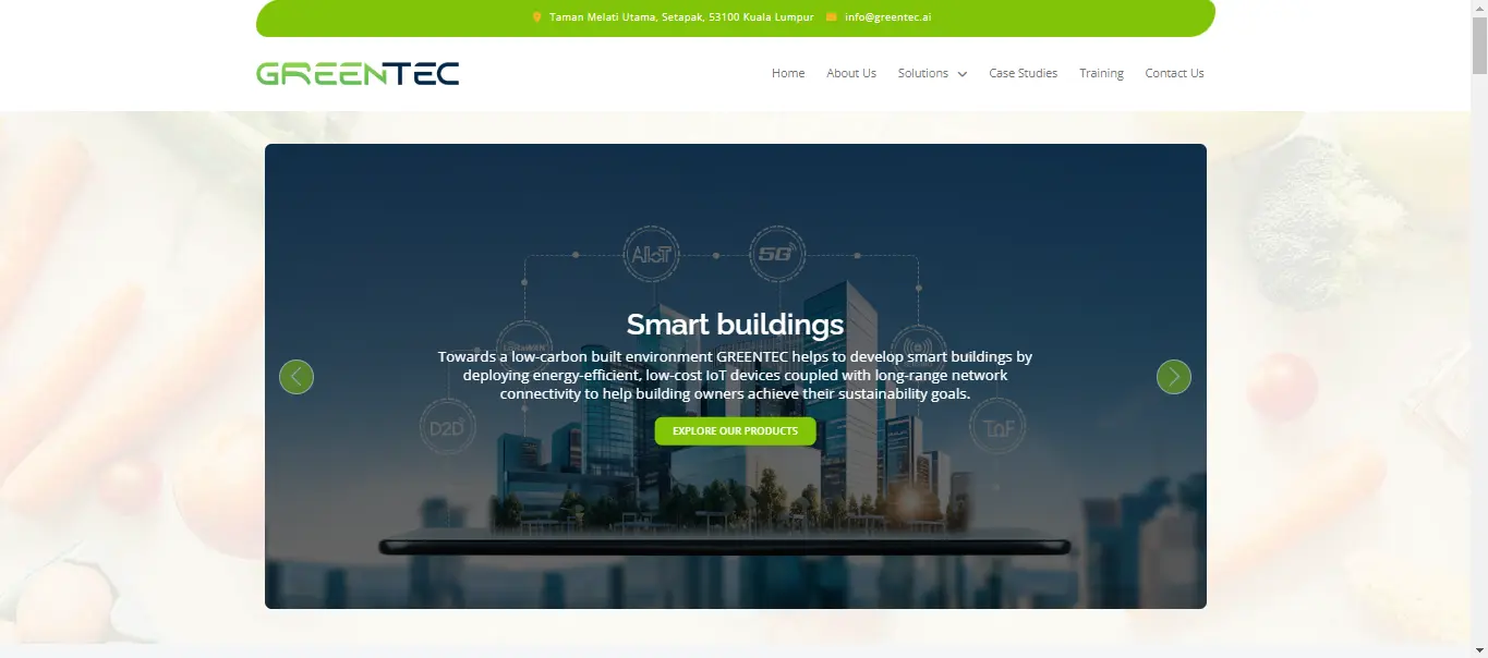 AI Agro tech website