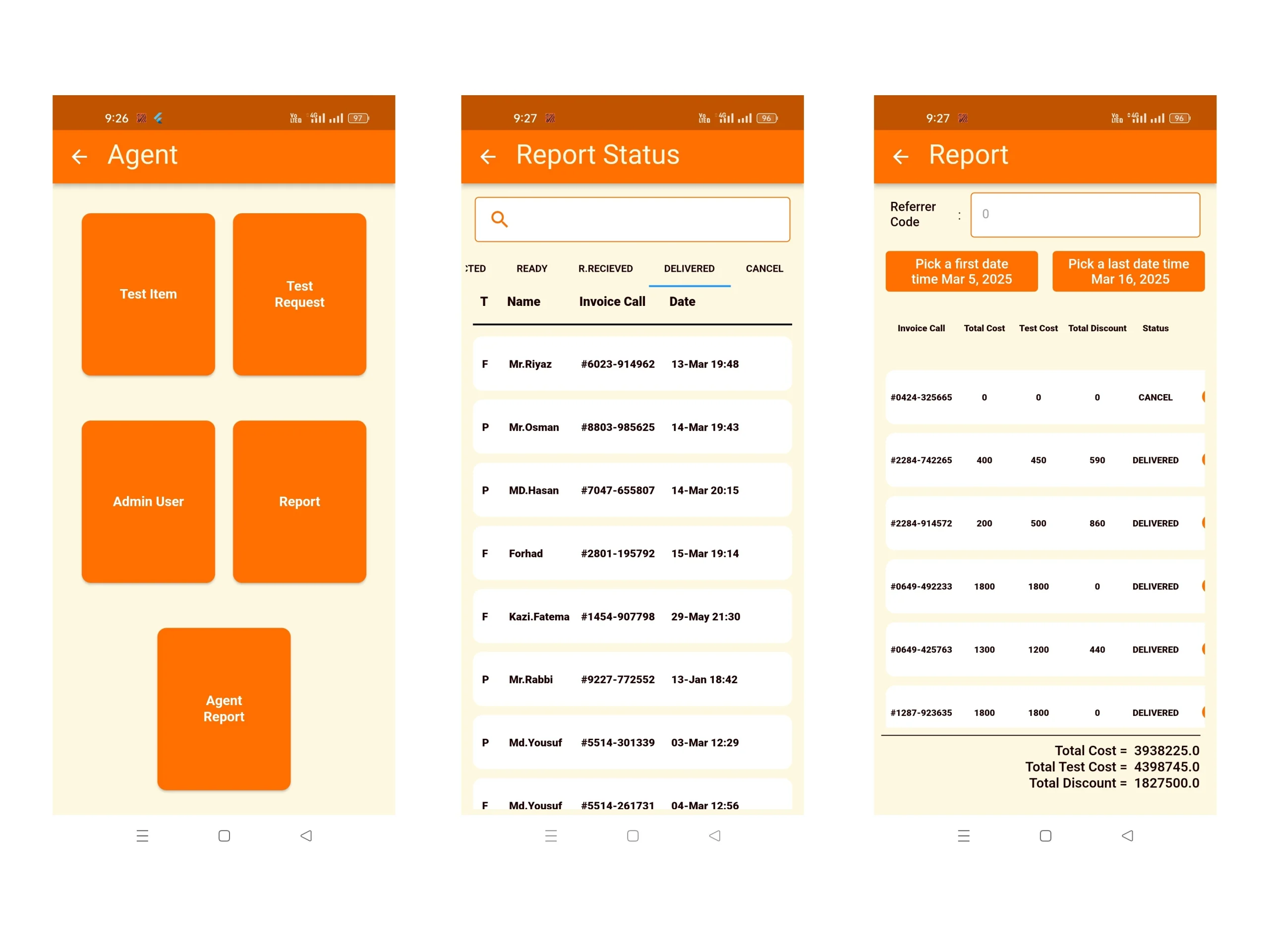 Mobile App: Healthcare Home Lab – Mobile App-Based Diagnostic System