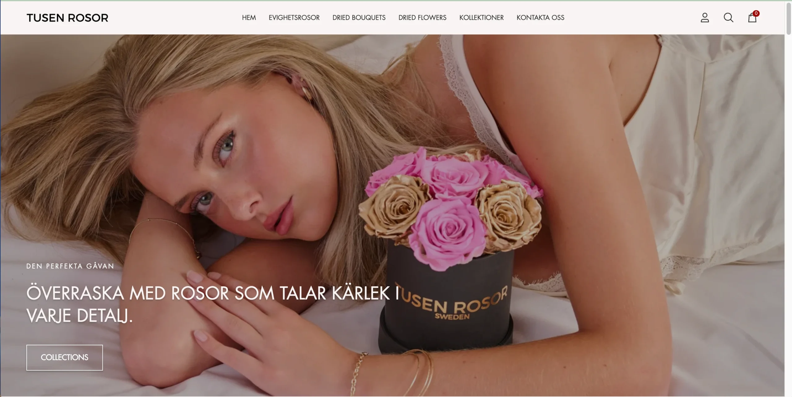 Custom Ecommerce Woocommerce Theme – Tusen Rosor